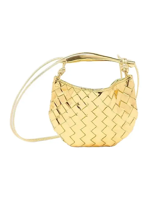 Bottega Veneta Women's Mini Sardine Mirror Leather Top-Handle Bag