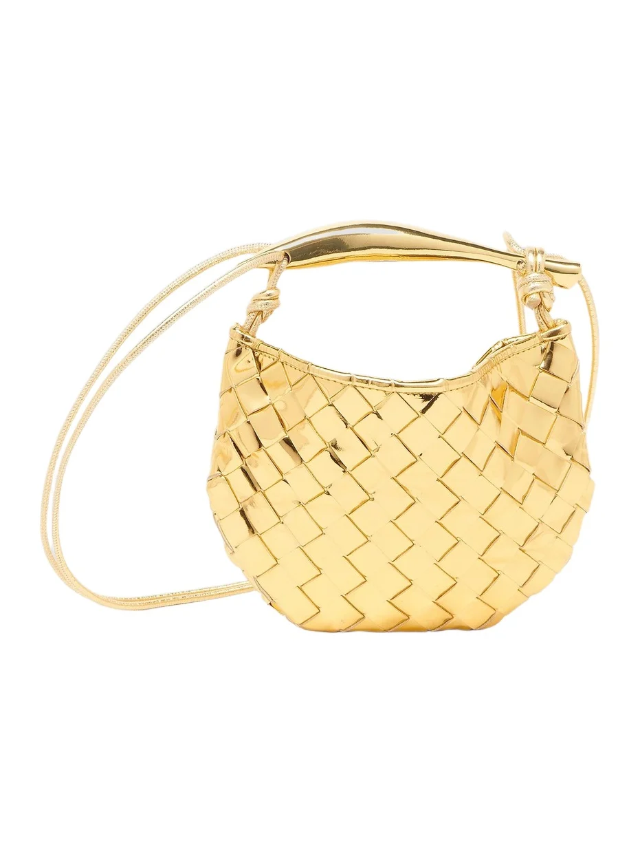 Women's Mini Sardine Mirror Leather Top-Handle Bag Women's Mini Sardine Mirror Leather Top-Handle Bag