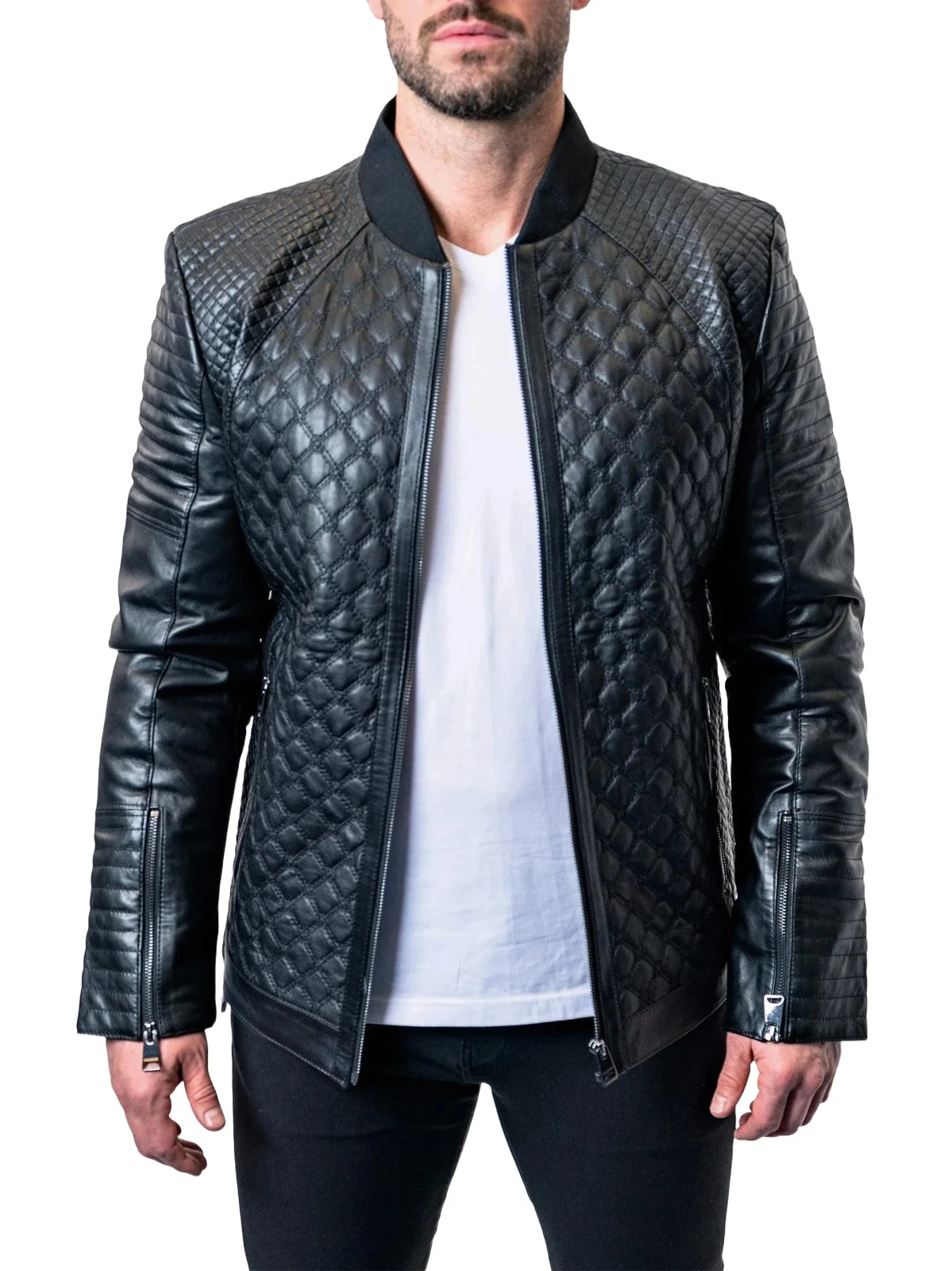 Men's Leather Croco Jacket Men's Leather Croco Jacket