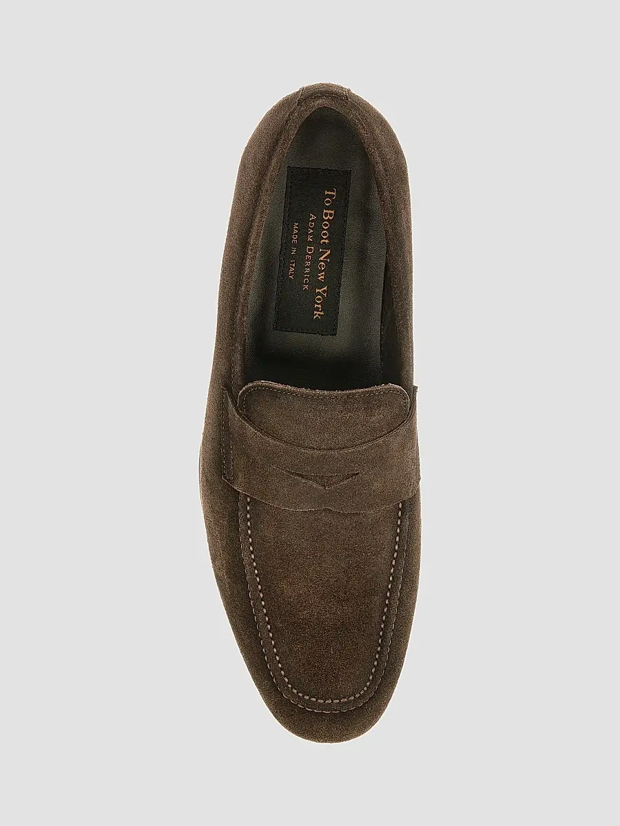 To Boot New York Men's Ronny Suede Penny Loafers | Thumbnail 4 To Boot New York Men's Ronny Suede Penny Loafers | Thumbnail 4