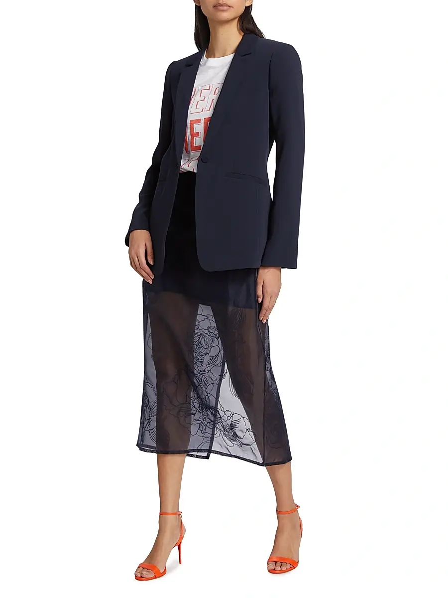 Cinq à Sept Women's Karlie Crepe Blazer | Thumbnail 2 Cinq à Sept Women's Karlie Crepe Blazer | Thumbnail 2