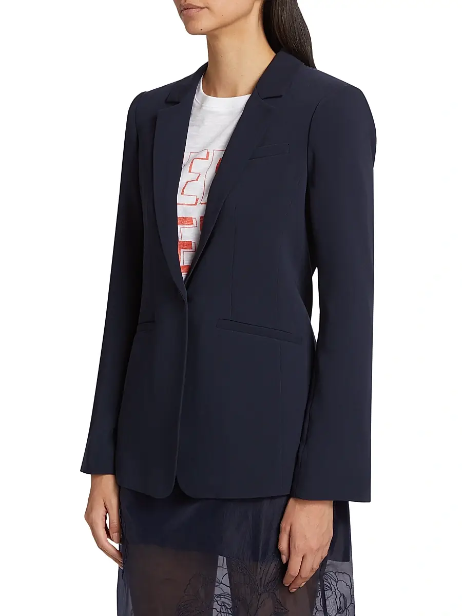 Cinq à Sept Women's Karlie Crepe Blazer | Thumbnail 4 Cinq à Sept Women's Karlie Crepe Blazer | Thumbnail 4