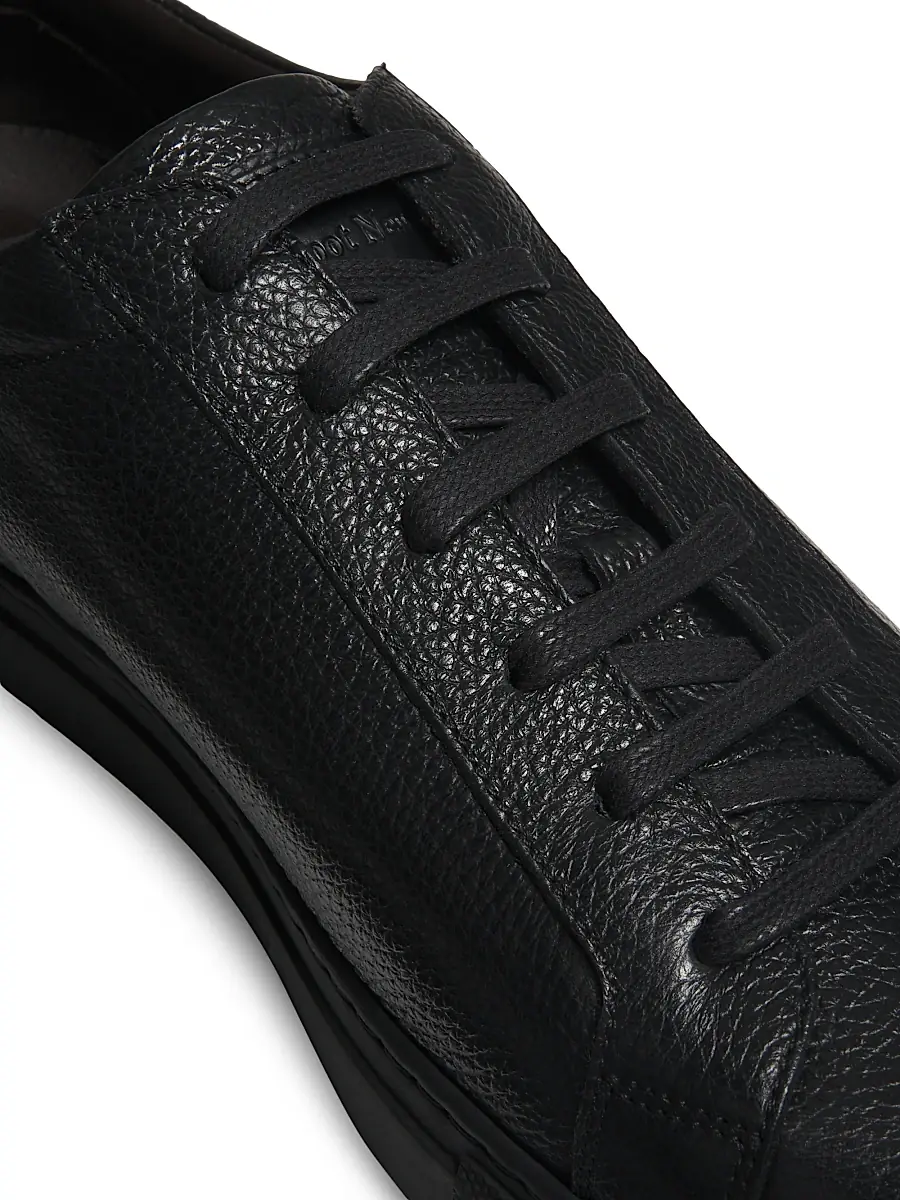 To Boot New York Men's Bloom Leather Sneakers - Nero | Thumbnail 5