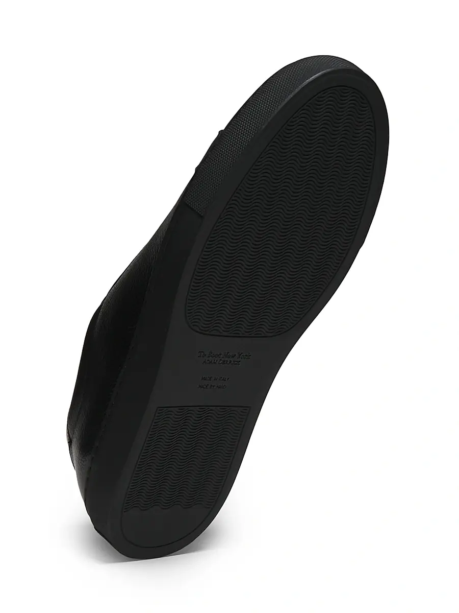 To Boot New York Men's Bloom Leather Sneakers - Nero | Thumbnail 6