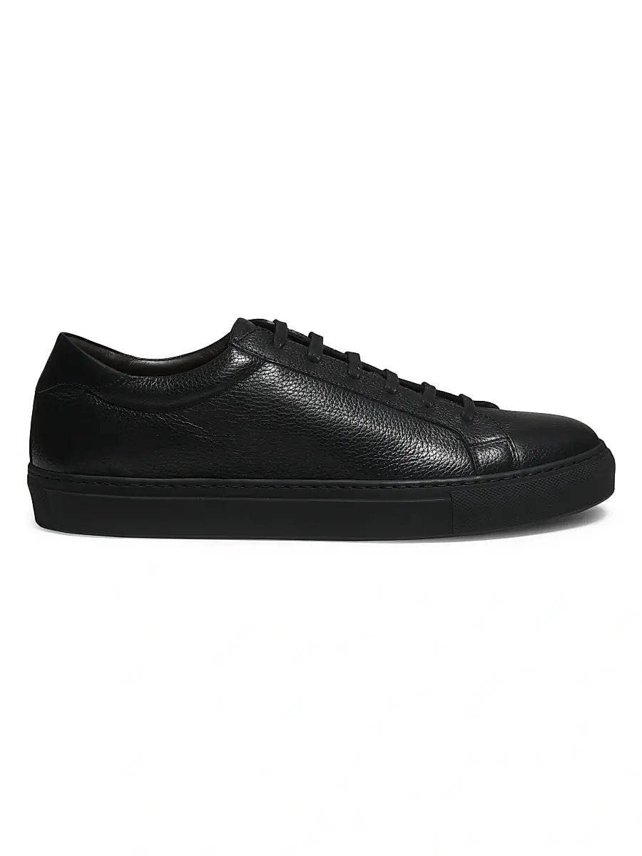 To Boot New York Men's Bloom Leather Sneakers - Nero | Image 1 To Boot New York Men's Bloom Leather Sneakers - Nero | Image 1