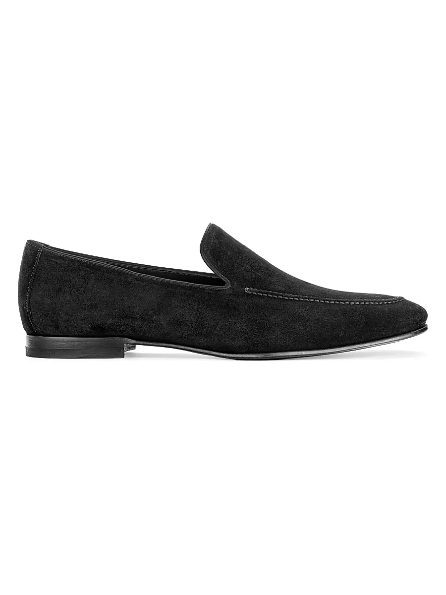 To Boot New York Men's Beamon Suede Leather Loafers - Softy Black - Size 12 | Image 1 To Boot New York Men's Beamon Suede Leather Loafers - Softy Black - Size 12 | Image 1