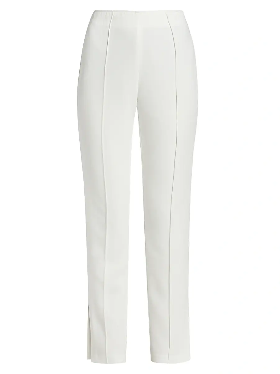 Cinq à Sept Women's Brianne Pintuck Crepe Pants - | Image 1 Cinq à Sept Women's Brianne Pintuck Crepe Pants - | Image 1