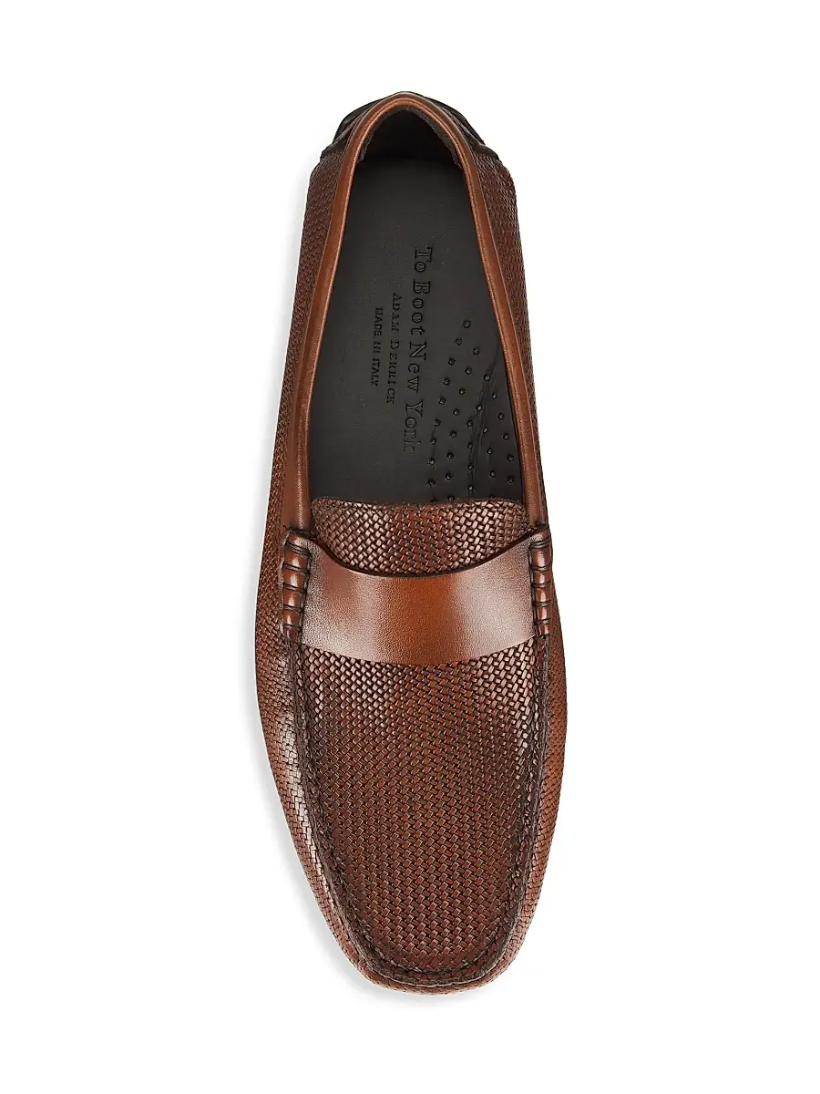 To Boot New York Men's Magnus Leather Driving Moccasins | Thumbnail 5