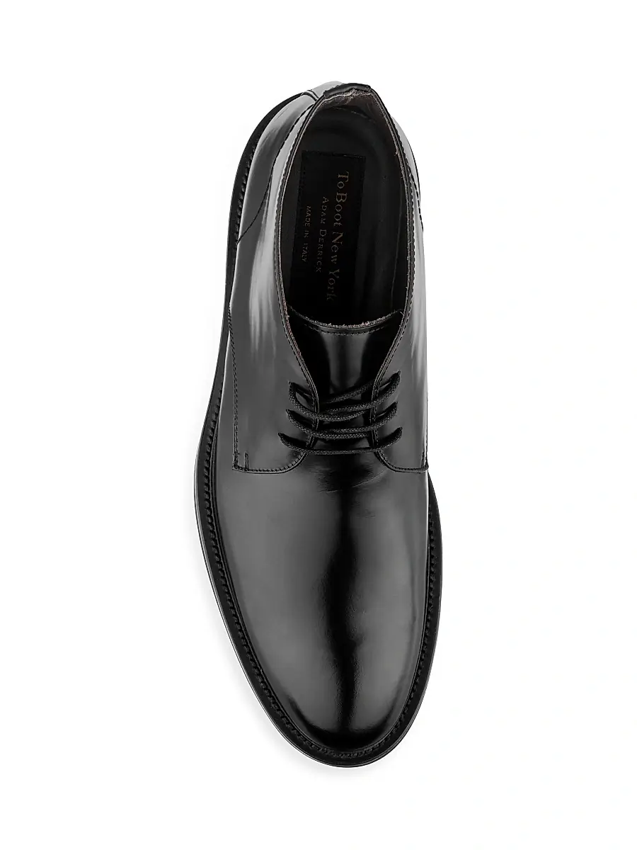 To Boot New York Men's Normandy Leather Chukka Boots - Nero | Thumbnail 3 To Boot New York Men's Normandy Leather Chukka Boots - Nero | Thumbnail 3
