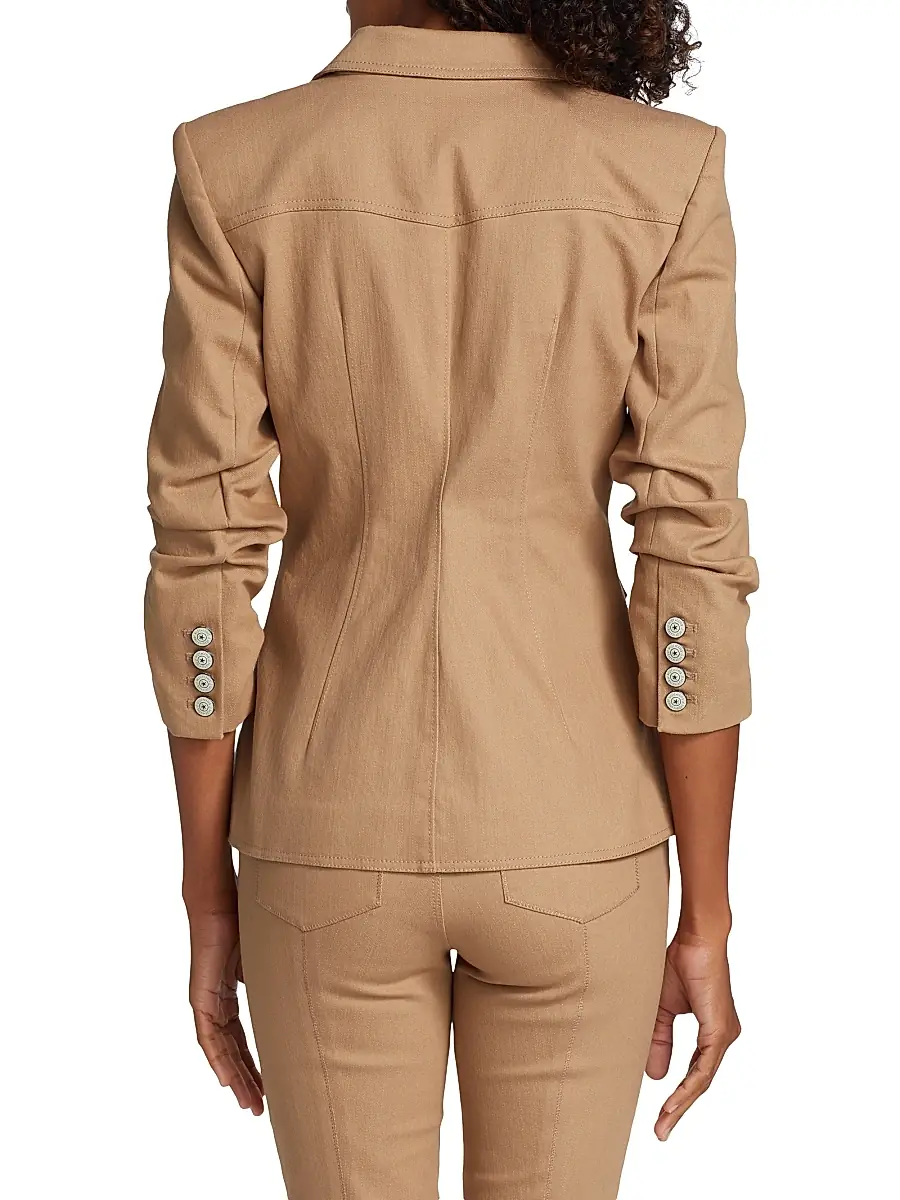 Cinq à Sept Women's Louisa Denim Blazer | Thumbnail 5 Cinq à Sept Women's Louisa Denim Blazer | Thumbnail 5