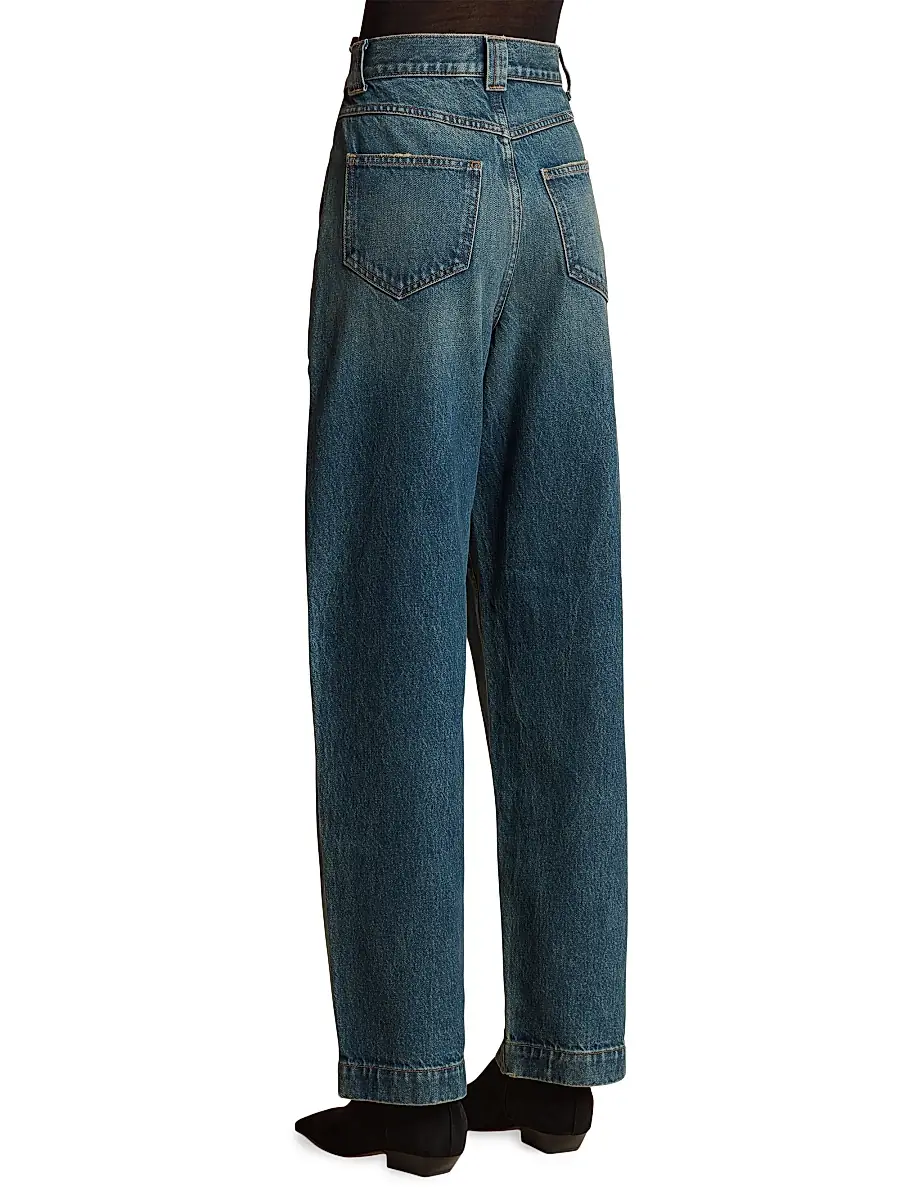 Khaite Women's Hewitt High-Rise Jeans - Stinson | Thumbnail 4 Khaite Women's Hewitt High-Rise Jeans - Stinson | Thumbnail 4