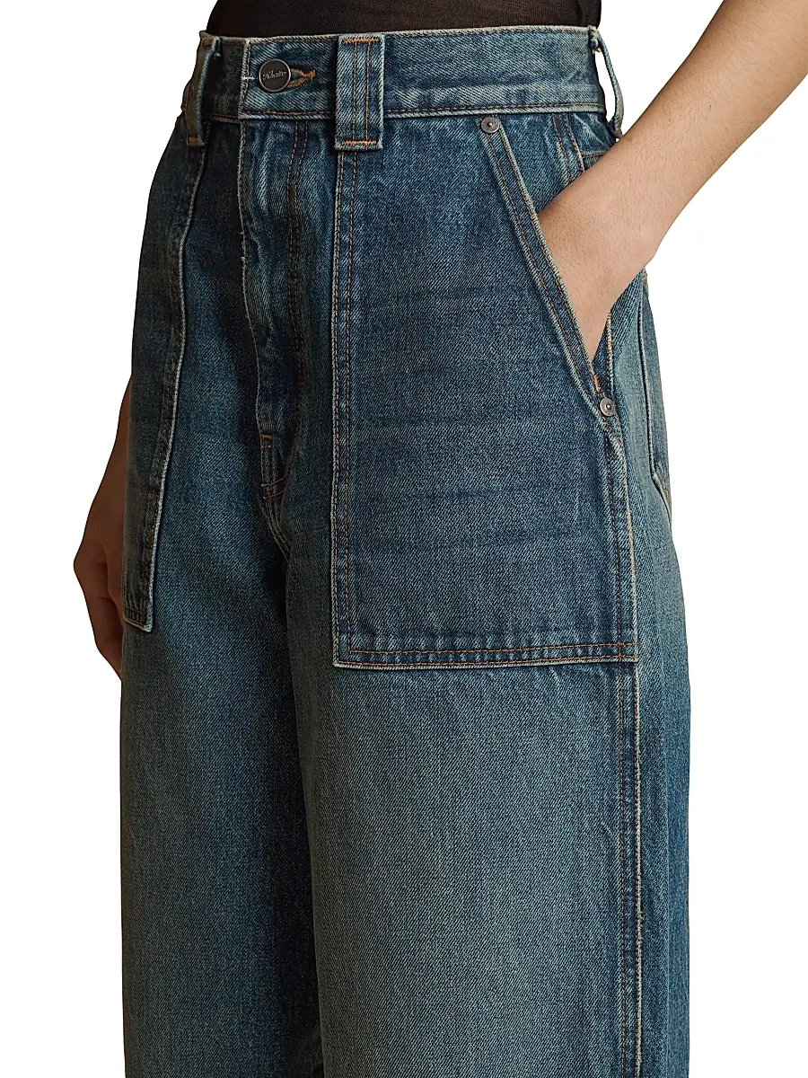 Khaite Women's Hewitt High-Rise Jeans - Stinson | Thumbnail 5 Khaite Women's Hewitt High-Rise Jeans - Stinson | Thumbnail 5