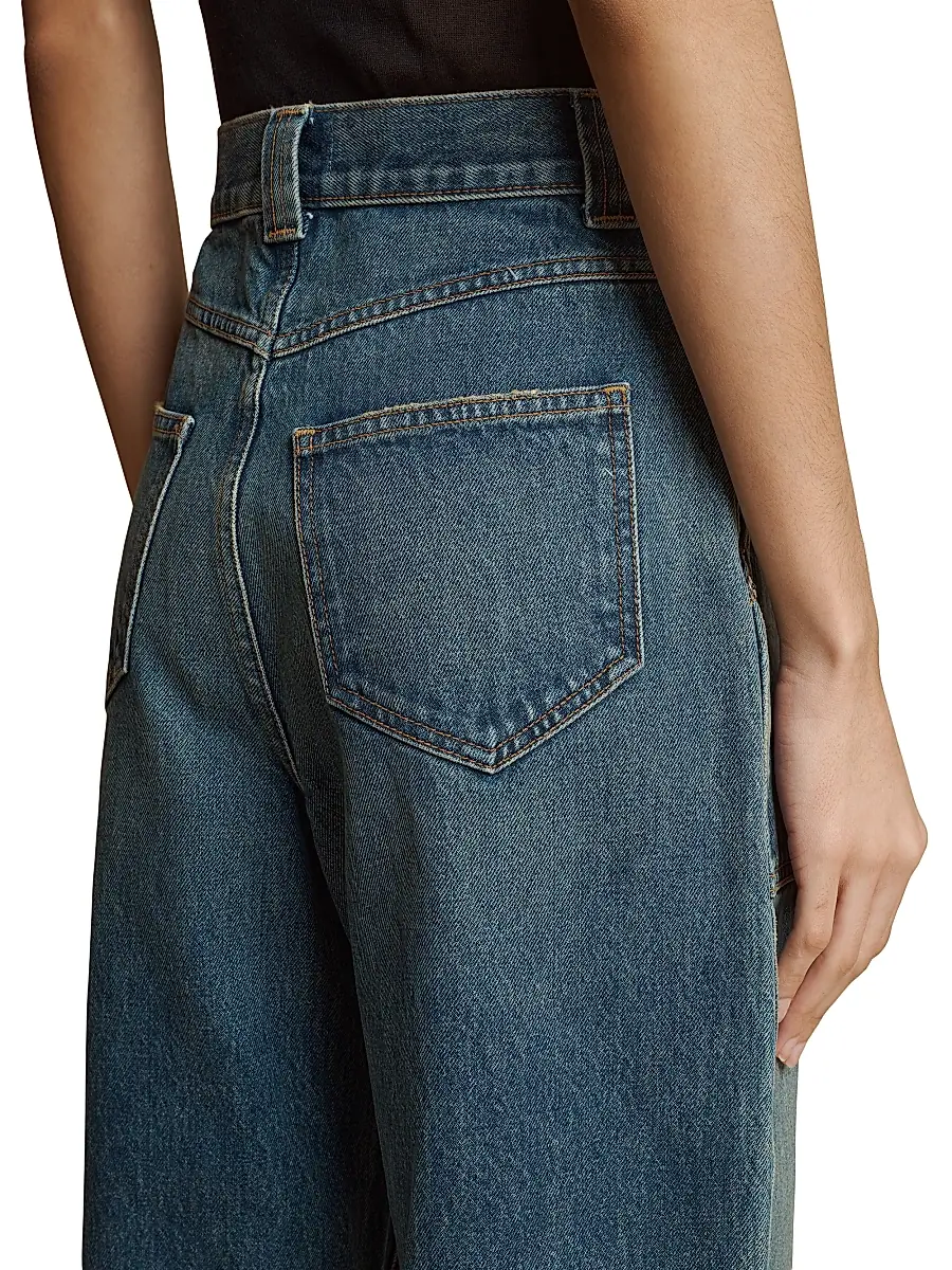 Khaite Women's Hewitt High-Rise Jeans - Stinson | Thumbnail 6 Khaite Women's Hewitt High-Rise Jeans - Stinson | Thumbnail 6