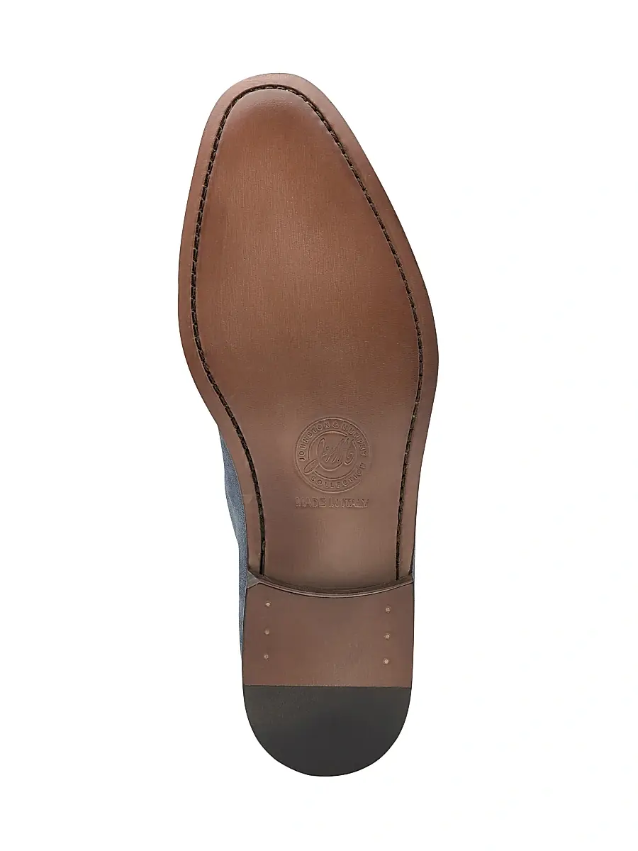 Johnston & Murphy Men's Taylor Suede Penny Loafers | Thumbnail 6 Johnston & Murphy Men's Taylor Suede Penny Loafers | Thumbnail 6