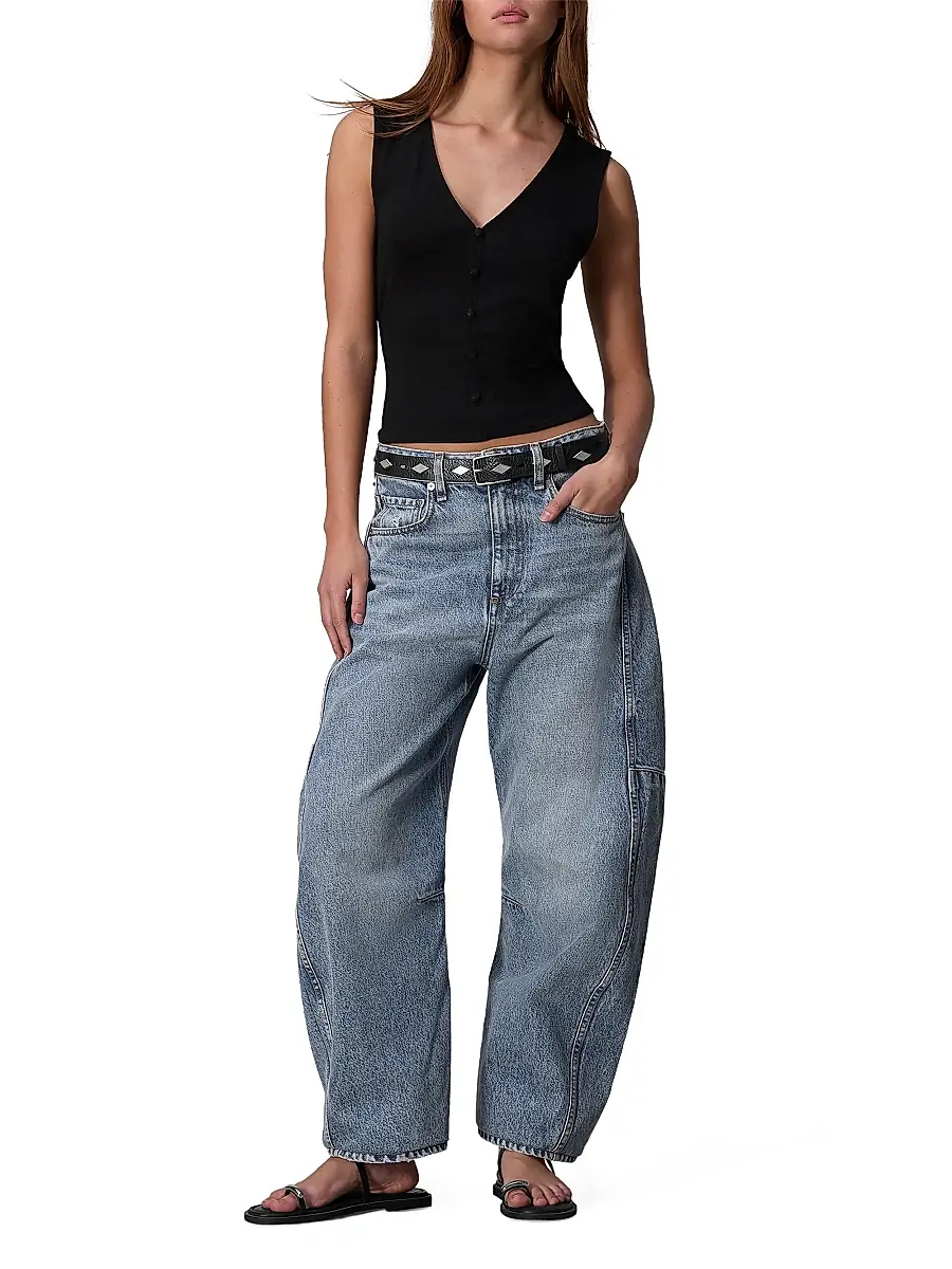 rag & bone Women's Charlie Barrel Jeans | Thumbnail 2 rag & bone Women's Charlie Barrel Jeans | Thumbnail 2
