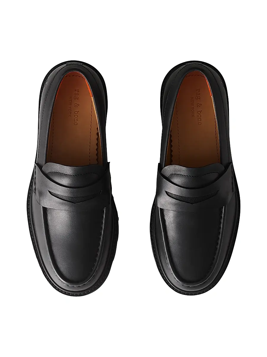 rag & bone Women's Carter Leather Loafers | Thumbnail 3 rag & bone Women's Carter Leather Loafers | Thumbnail 3