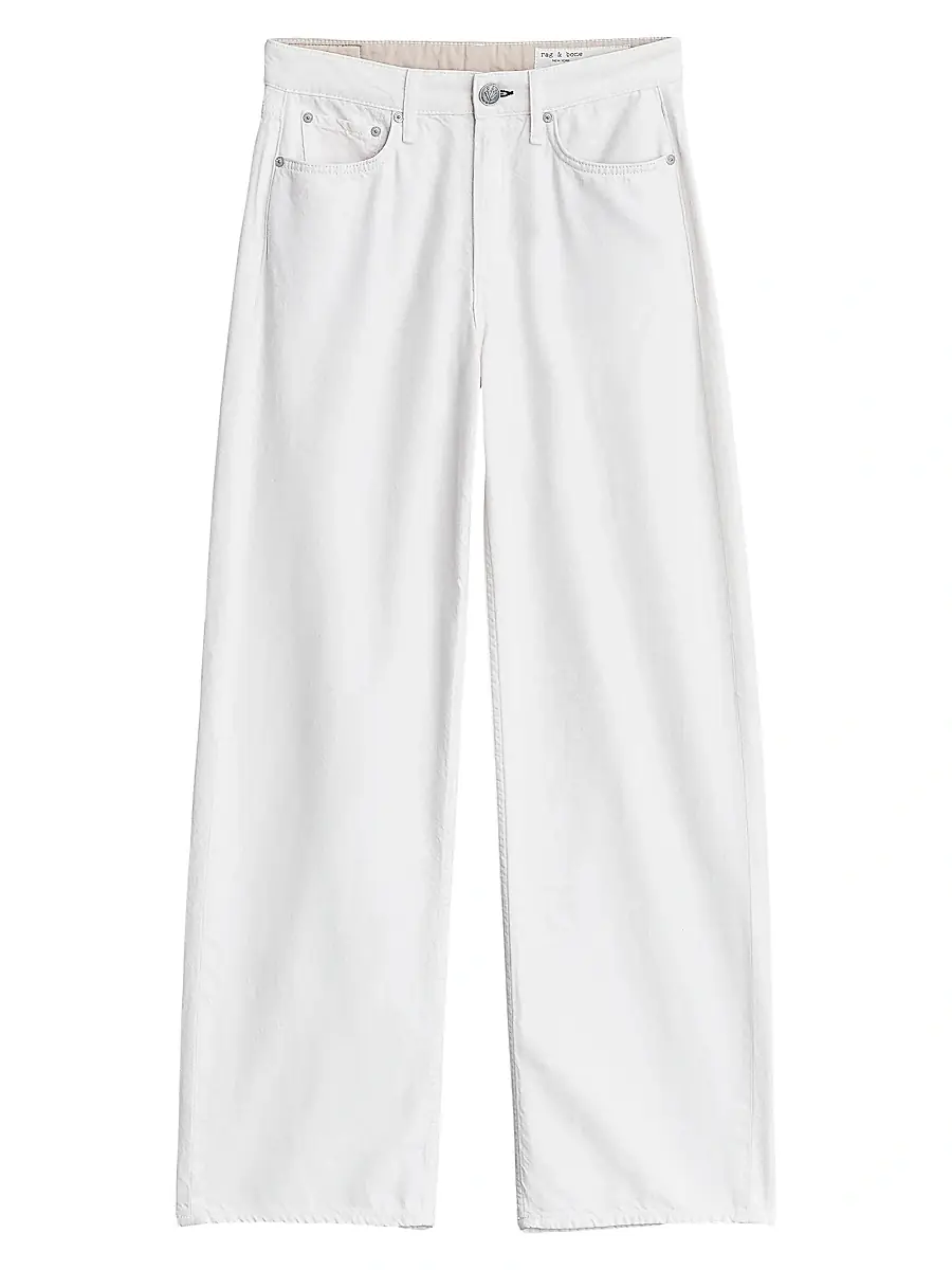 rag & bone Women's Logan Straight-Leg Featherweight Jeans