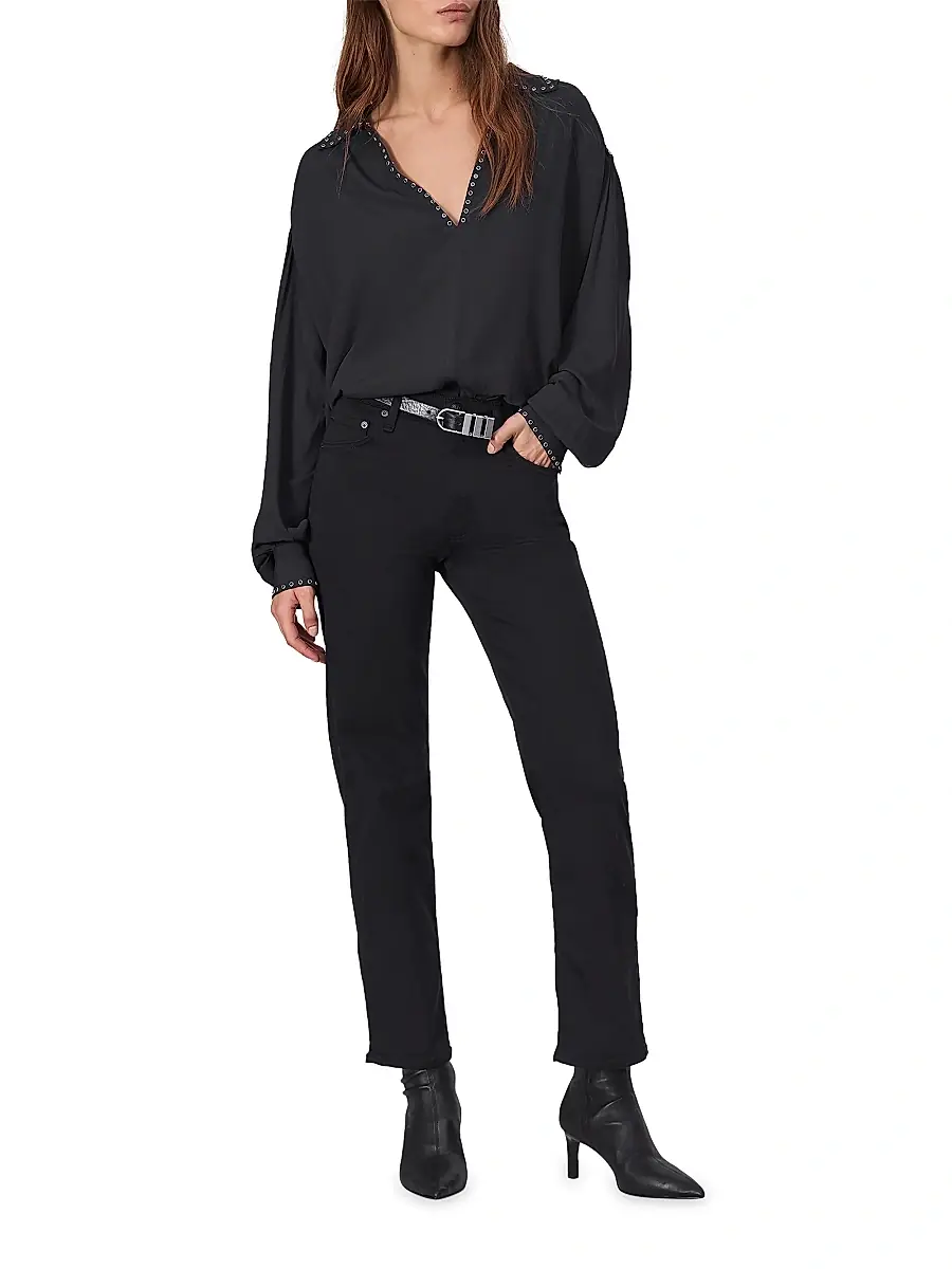 rag & bone Women's Flexi Harlow Stretch Straight-Leg Jeans | Thumbnail 2 rag & bone Women's Flexi Harlow Stretch Straight-Leg Jeans | Thumbnail 2