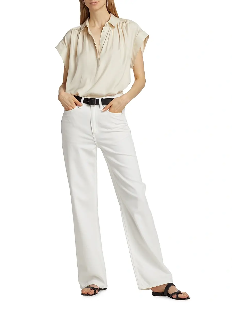rag & bone Women's Featherweight Logan Mid-Rise Wide-Leg Jeans | Thumbnail 2 rag & bone Women's Featherweight Logan Mid-Rise Wide-Leg Jeans | Thumbnail 2