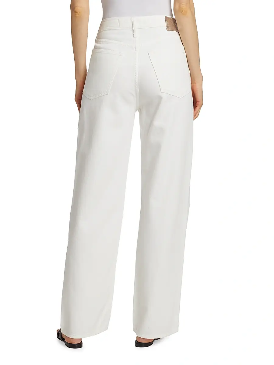 rag & bone Women's Featherweight Logan Mid-Rise Wide-Leg Jeans | Thumbnail 5 rag & bone Women's Featherweight Logan Mid-Rise Wide-Leg Jeans | Thumbnail 5