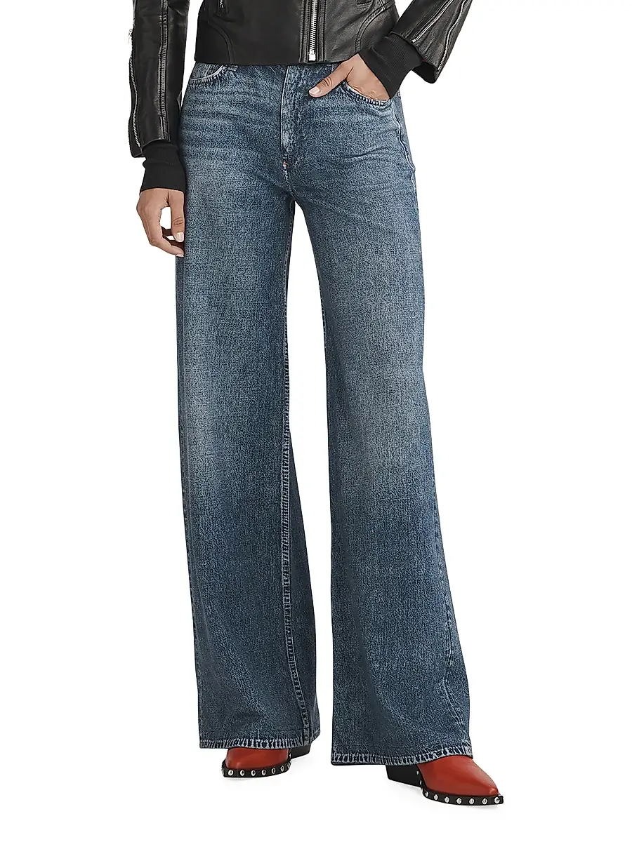 rag & bone Women's rb Miramar Sofie Wide-Leg Jeans | Thumbnail 3 rag & bone Women's rb Miramar Sofie Wide-Leg Jeans | Thumbnail 3