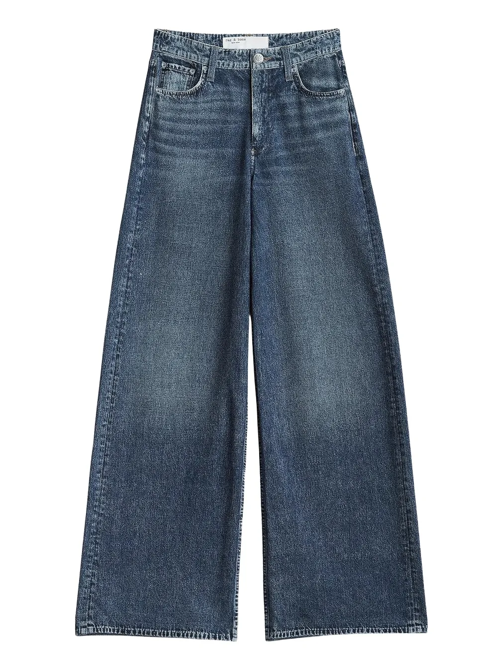 rag & bone Women's rb Miramar Sofie Wide-Leg Jeans