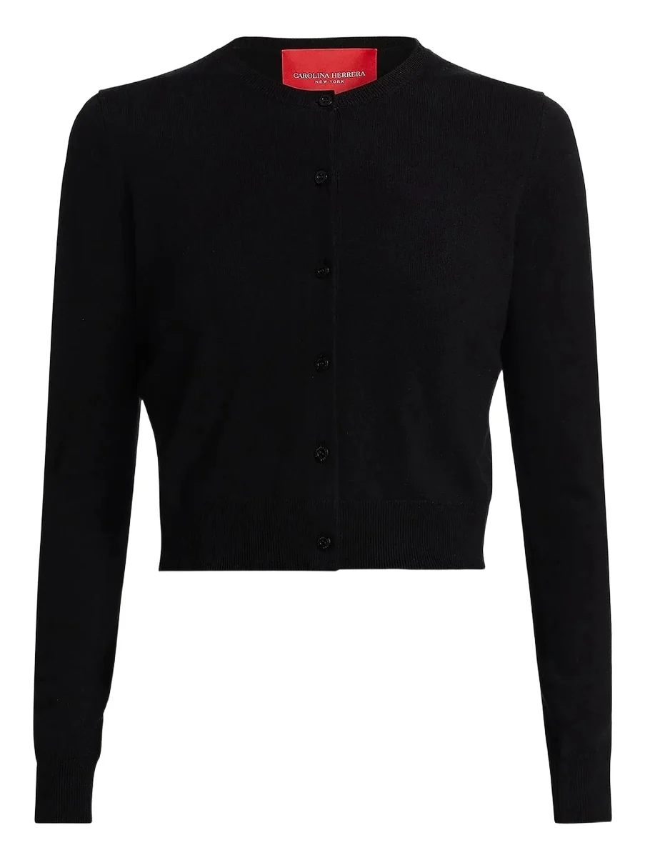 Women's Wool Crewneck Cardigan Women's Wool Crewneck Cardigan