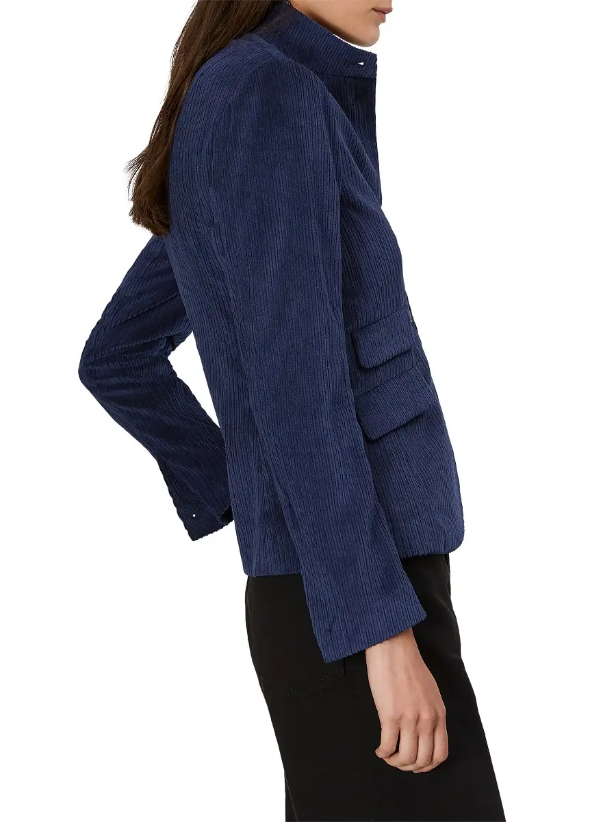 rag & bone Women's Slade Corduroy Blazer - Navy | Thumbnail 3 rag & bone Women's Slade Corduroy Blazer - Navy | Thumbnail 3