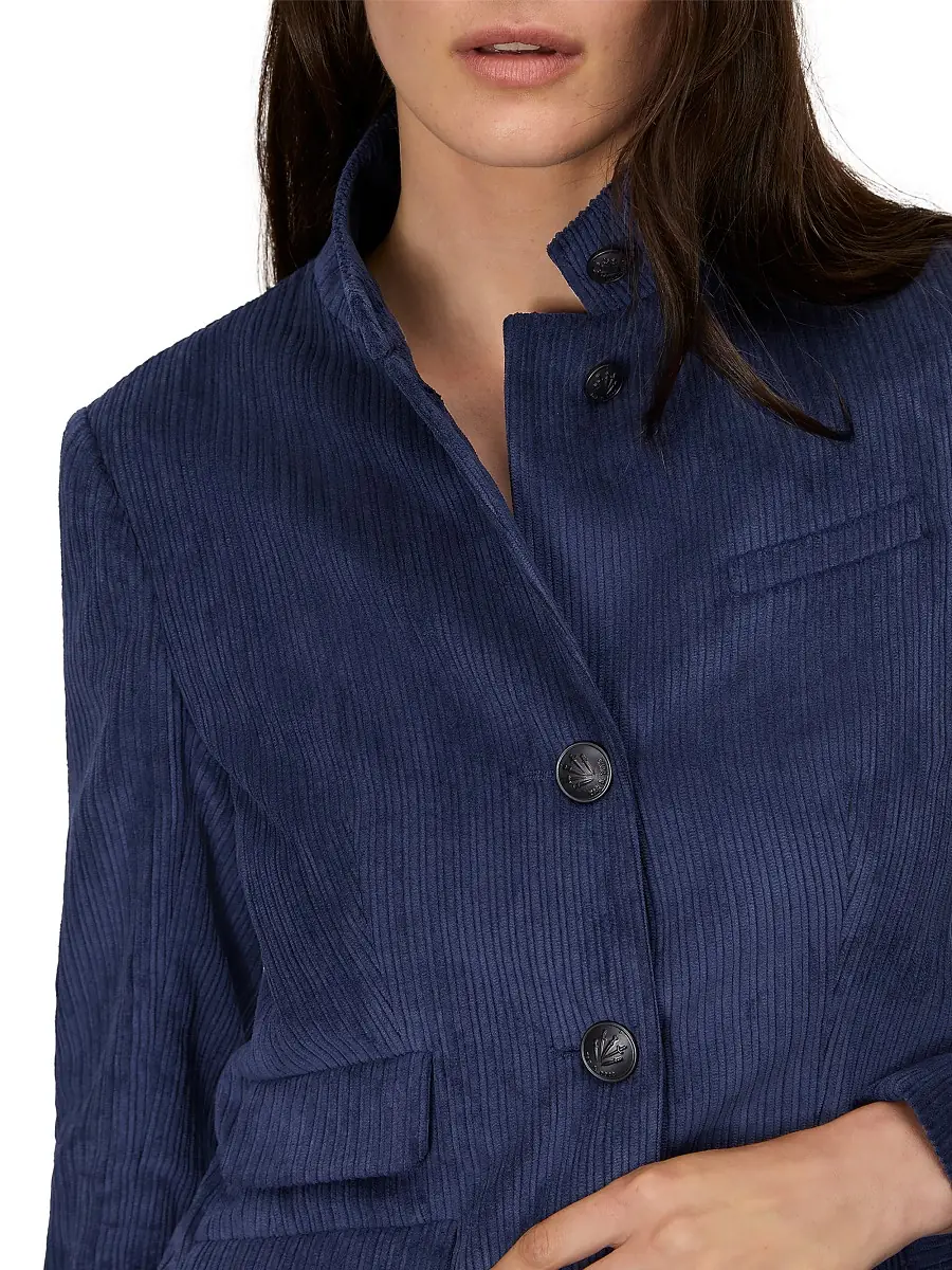 rag & bone Women's Slade Corduroy Blazer - Navy | Thumbnail 5 rag & bone Women's Slade Corduroy Blazer - Navy | Thumbnail 5