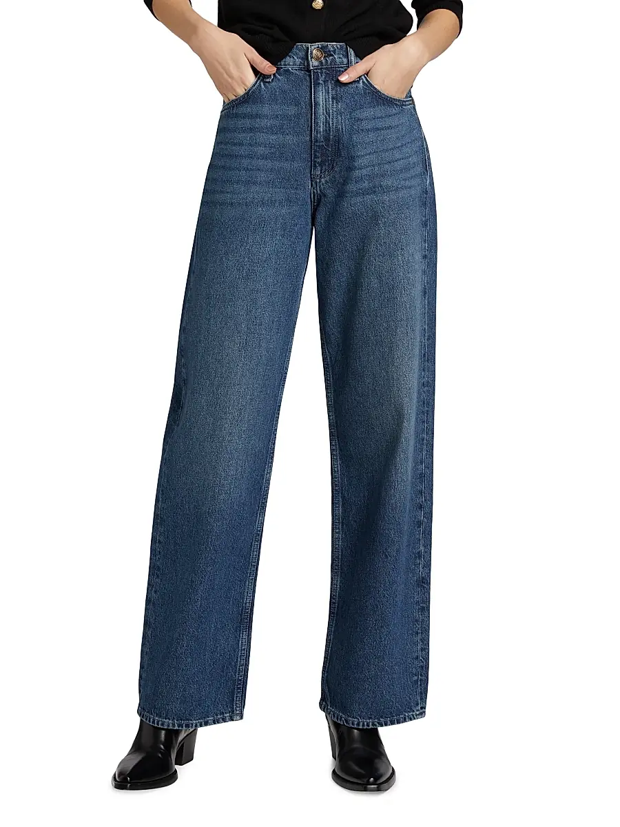 rag & bone Women's Shea High-Rise Relaxed Straight-Leg Jeans | Thumbnail 3 rag & bone Women's Shea High-Rise Relaxed Straight-Leg Jeans | Thumbnail 3