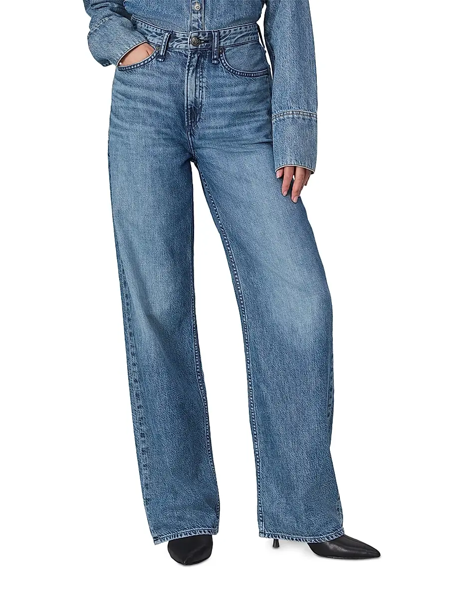 rag & bone Women's Logan High-Rise Wide-Leg Jeans | Thumbnail 3 rag & bone Women's Logan High-Rise Wide-Leg Jeans | Thumbnail 3