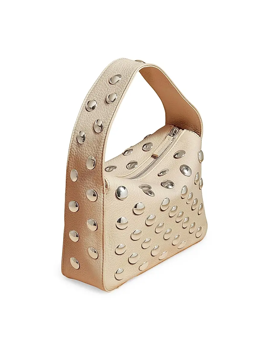 Khaite Women's Elena Studded Leather Top Handle Bag - Dark | Thumbnail 4 Khaite Women's Elena Studded Leather Top Handle Bag - Dark | Thumbnail 4