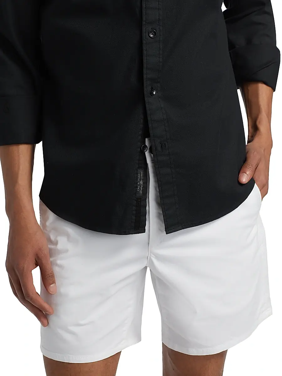 rag & bone Men's Tomlin Cotton Button-Front Shirt | Thumbnail 6 rag & bone Men's Tomlin Cotton Button-Front Shirt | Thumbnail 6
