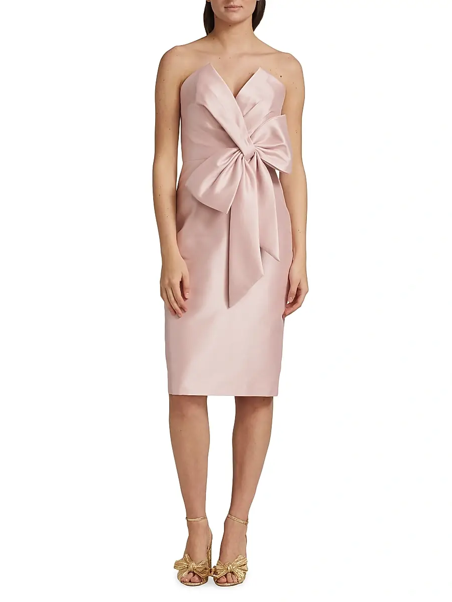 BADGLEY MISCHKA Women's Bow Cocktail Dress | Thumbnail 3 BADGLEY MISCHKA Women's Bow Cocktail Dress | Thumbnail 3