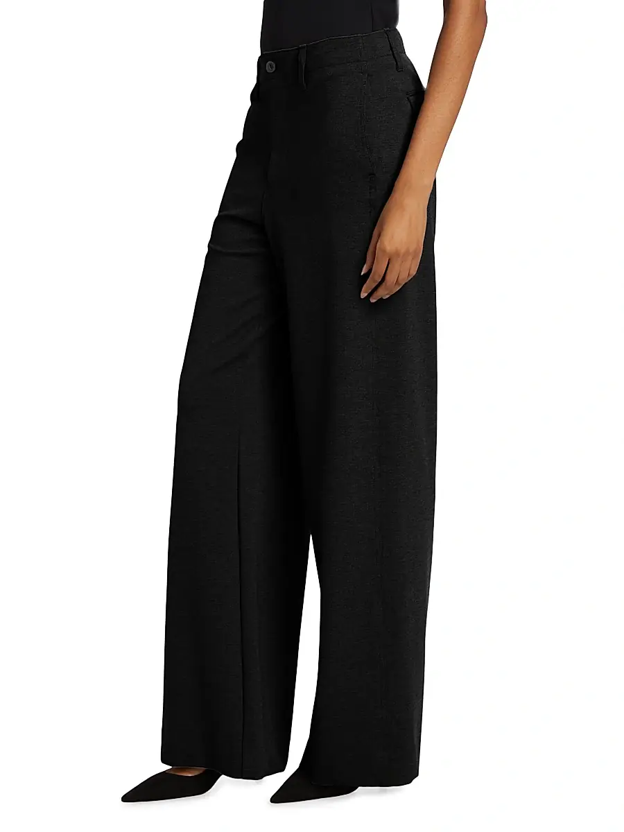 rag & bone Women's Sofie Ponte Wide-Leg Pants | Thumbnail 4