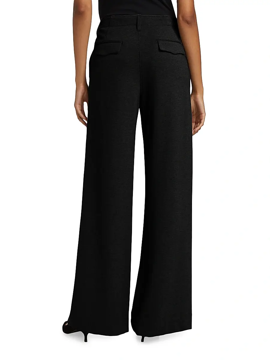 rag & bone Women's Sofie Ponte Wide-Leg Pants | Thumbnail 5