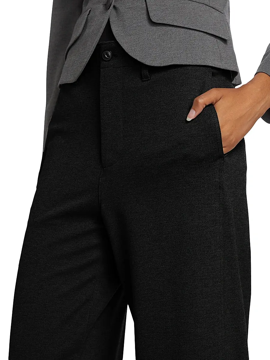 rag & bone Women's Sofie Ponte Wide-Leg Pants | Thumbnail 6