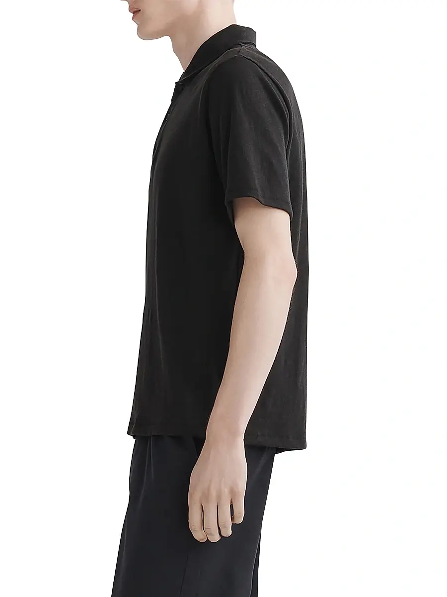 rag & bone Men's Classic Flame Polo Shirt | Thumbnail 4