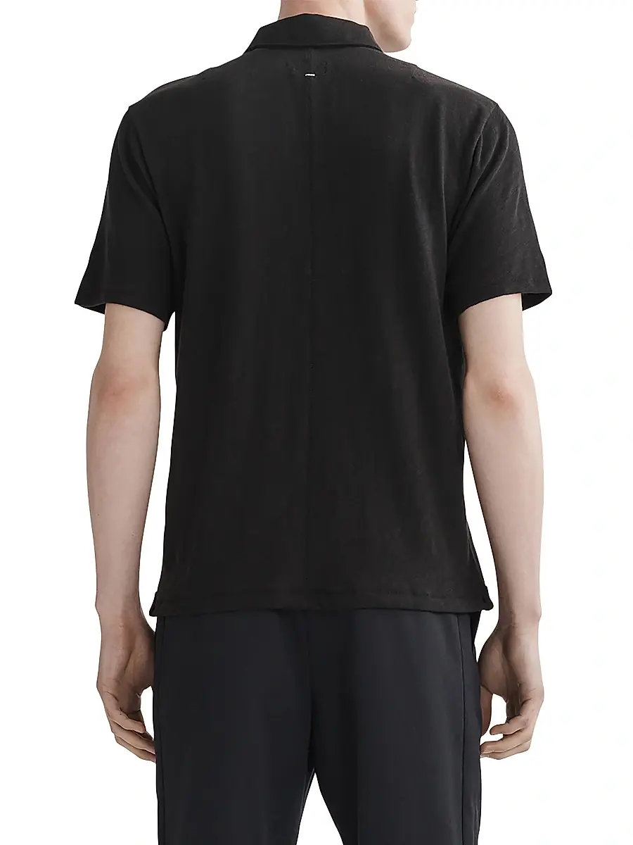 rag & bone Men's Classic Flame Polo Shirt | Thumbnail 5