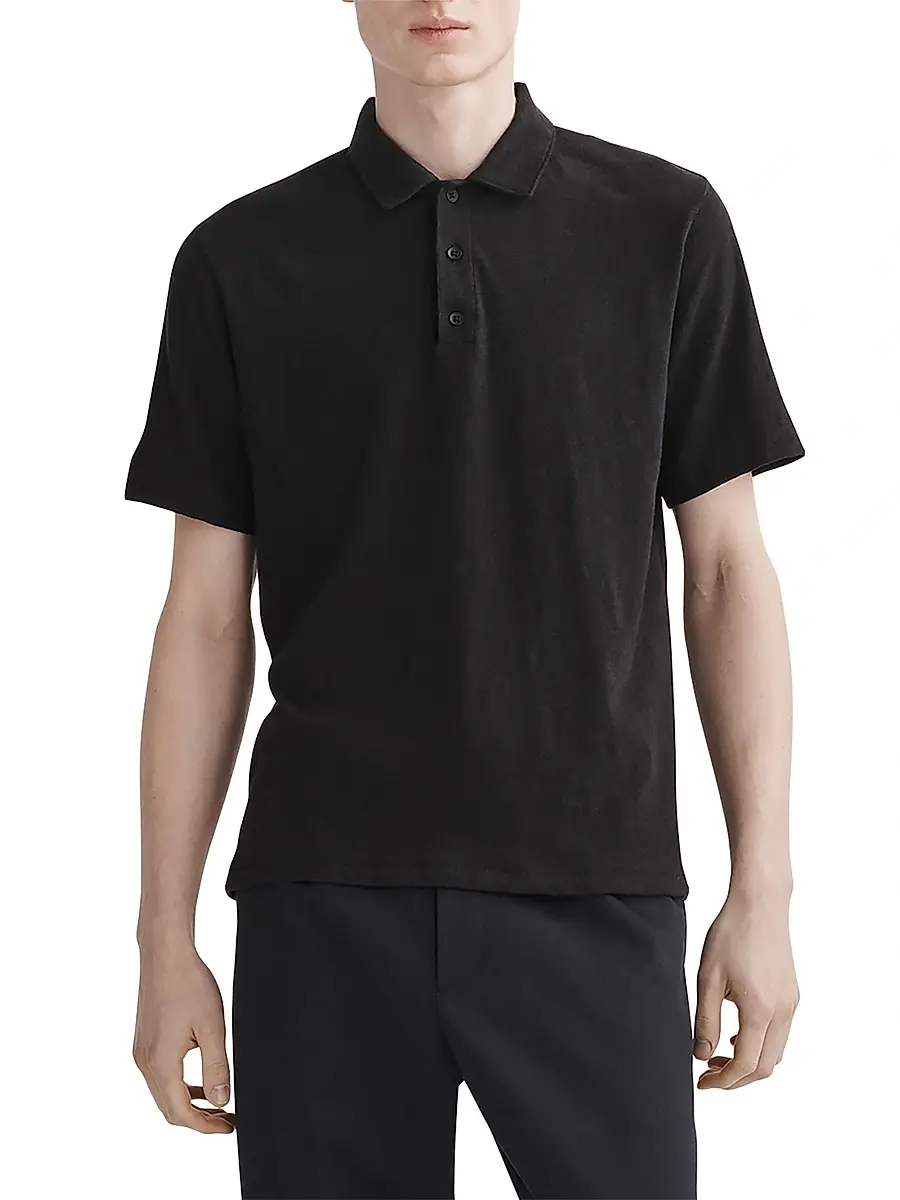 rag & bone Men's Classic Flame Polo Shirt