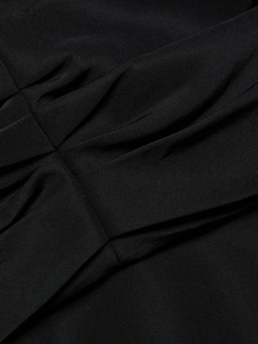Carolina Herrera Women's Chalet Silk Balloon-Sleeve Minidress - Black | Thumbnail 6 Carolina Herrera Women's Chalet Silk Balloon-Sleeve Minidress - Black | Thumbnail 6