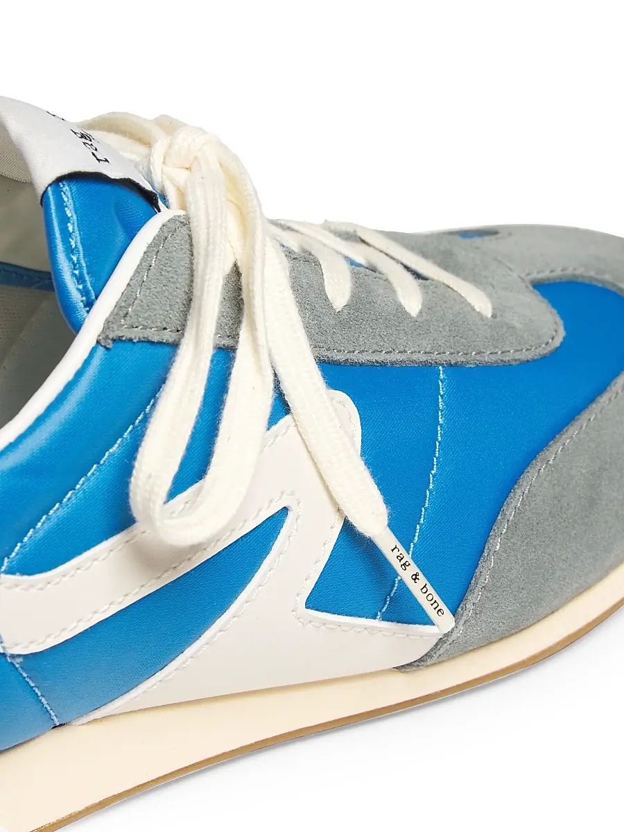 rag & bone Women's Retro Runner Slim Low-Top Sneakers - Electric Blue | Thumbnail 6 rag & bone Women's Retro Runner Slim Low-Top Sneakers - Electric Blue | Thumbnail 6