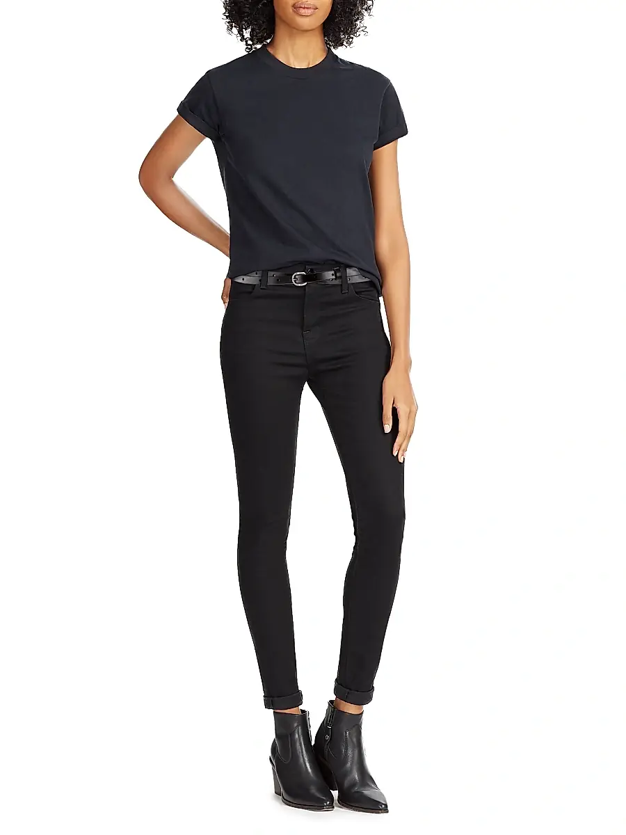 rag & bone Women's Mini Belize Leather Wrap Belt - Black | Thumbnail 2 rag & bone Women's Mini Belize Leather Wrap Belt - Black | Thumbnail 2