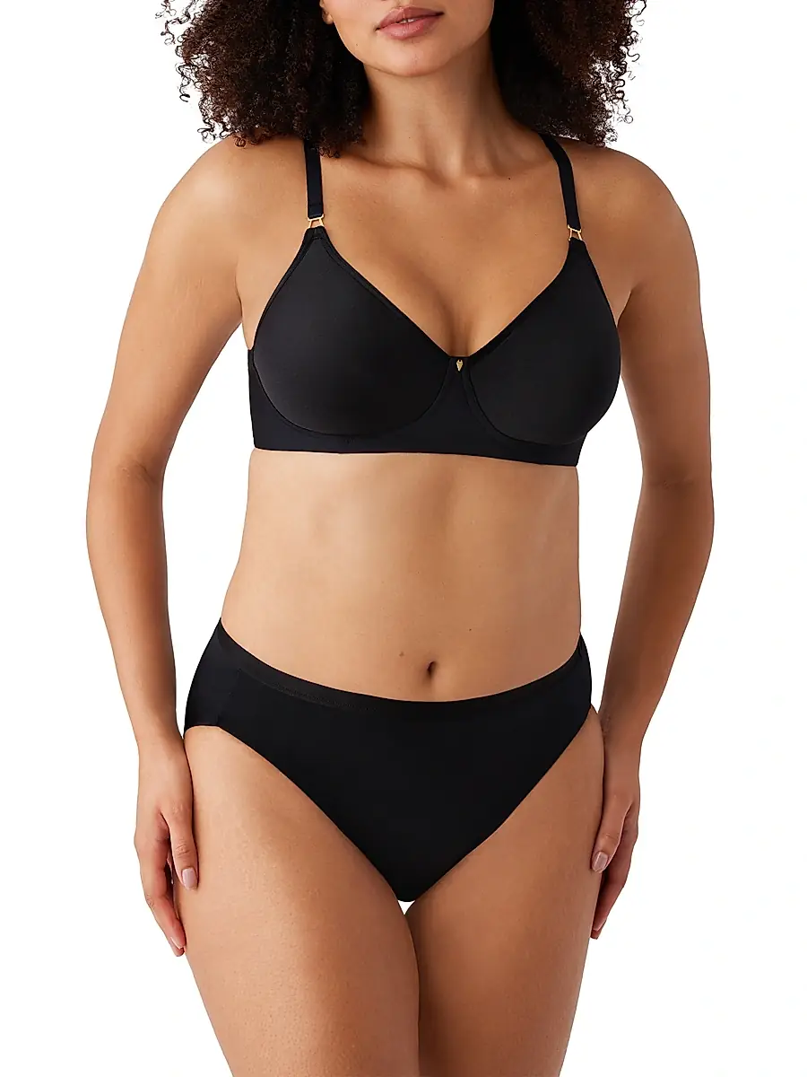 Wacoal Women's Simply Done Wire Free Spacer T-Shirt Bra - Black | Thumbnail 10 Wacoal Women's Simply Done Wire Free Spacer T-Shirt Bra - Black | Thumbnail 10