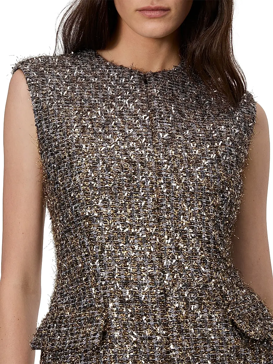 rag & bone Women's Tina Linton Wool-Blend Sleeveless Minidress | Thumbnail 6 rag & bone Women's Tina Linton Wool-Blend Sleeveless Minidress | Thumbnail 6