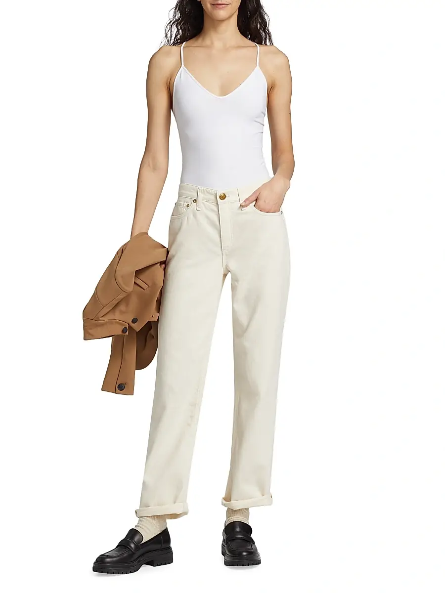 rag & bone Women's Dre Featherweight Mid-Rise Baggy Jeans | Thumbnail 2 rag & bone Women's Dre Featherweight Mid-Rise Baggy Jeans | Thumbnail 2
