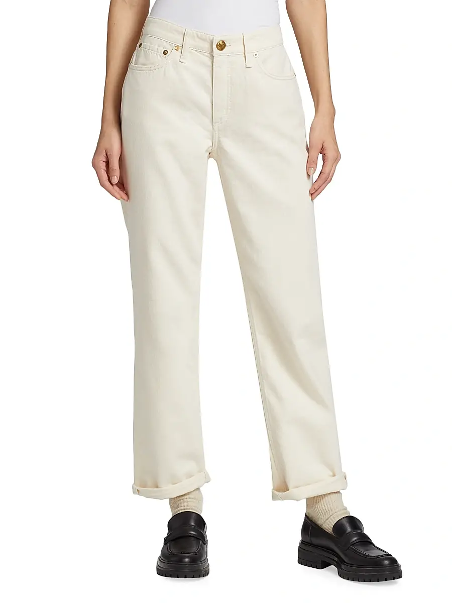 rag & bone Women's Dre Featherweight Mid-Rise Baggy Jeans | Thumbnail 3 rag & bone Women's Dre Featherweight Mid-Rise Baggy Jeans | Thumbnail 3