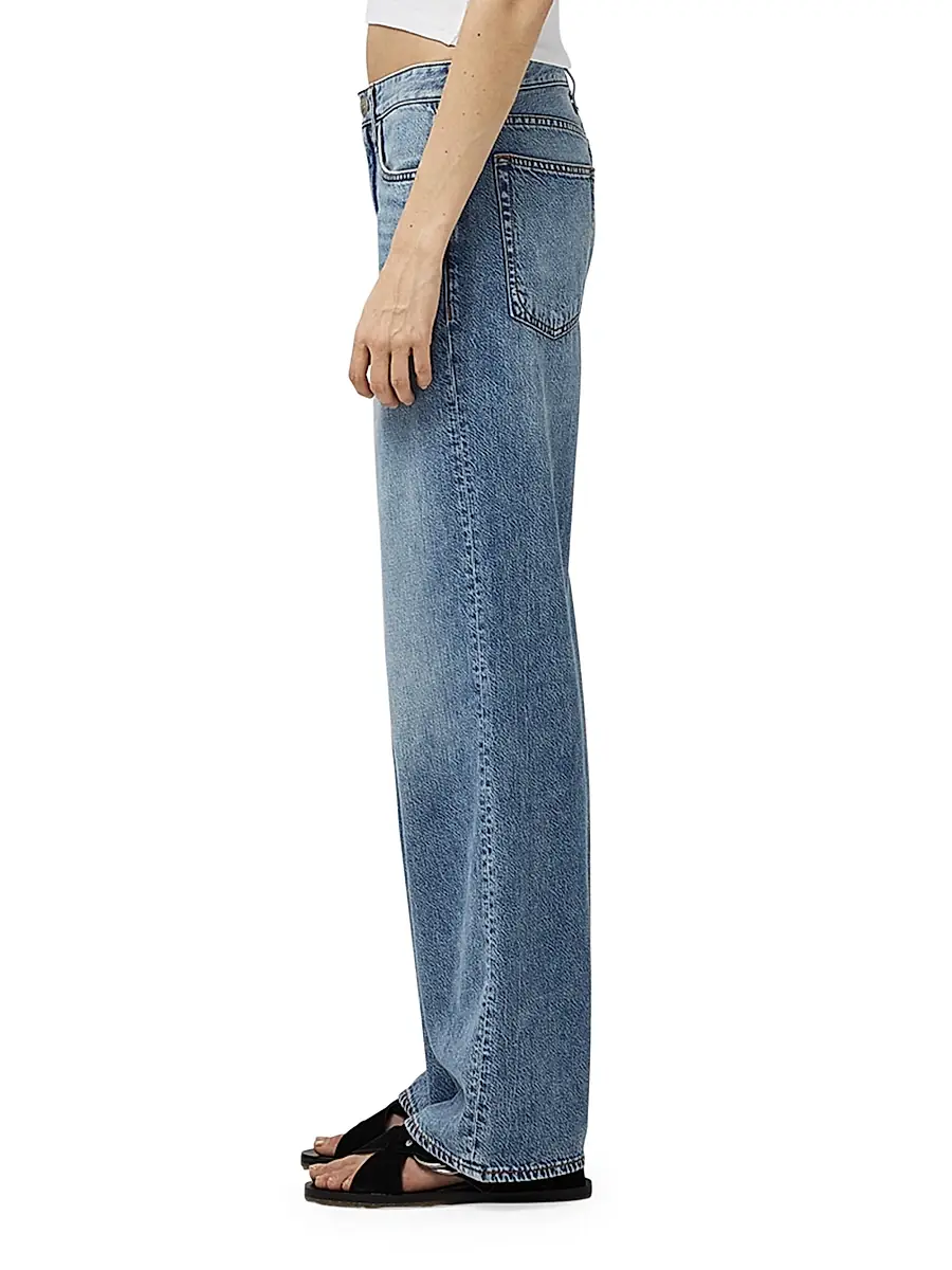 rag & bone Women's Featherweight Logan Wide-Leg Jeans | Thumbnail 4 rag & bone Women's Featherweight Logan Wide-Leg Jeans | Thumbnail 4