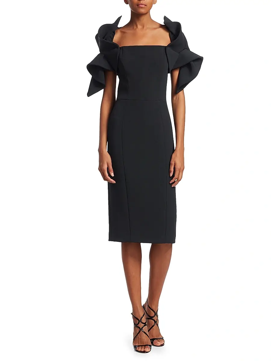 BADGLEY MISCHKA Women's Origami Sleeve Dress | Thumbnail 2