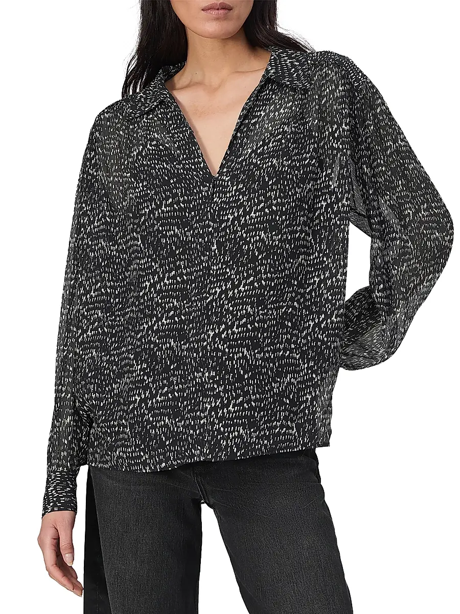 rag & bone Women's Emmy Silk-Blend Top | Thumbnail 2 rag & bone Women's Emmy Silk-Blend Top | Thumbnail 2